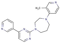 1-(3-methyl-4-pyridinyl)-4-[4-(3-pyridinyl)-2-pyrimidinyl]-1,4-diazepane