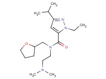N-[2-(dimethylamino)ethyl]-1-ethyl-3-isopropyl-N-(tetrahydro-2-furanylmethyl)-1H-pyrazole-5-carboxamide