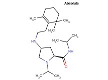 (4R)-N,1-diisopropyl-4-{[2-(2,6,6-trimethyl-1-cyclohexen-1-yl)ethyl]amino}-L-prolinamide