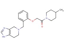 5-{2-[2-(4-methylpiperidin-1-yl)-2-oxoethoxy]benzyl}-4,5,6,7-tetrahydro-1H-imidazo[4,5-c]pyridine
