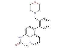 N-{5-[2-(morpholin-4-ylmethyl)phenyl]quinolin-8-yl}acetamide