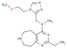 2-ethyl-N-{[4-(2-methoxyethyl)-4H-1,2,4-triazol-3-yl]methyl}-N-methyl-6,7,8,9-tetrahydro-5H-pyrimido[4,5-d]azepin-4-amine dihydrochloride