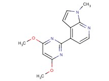 4-(4,6-dimethoxypyrimidin-2-yl)-1-methyl-1H-pyrrolo[2,3-b]pyridine