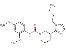 3-(1-butyl-1H-imidazol-2-yl)-N-(2,4-dimethoxyphenyl)piperidine-1-carboxamide