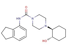N-(2,3-dihydro-1H-inden-4-yl)-4-[(1S*,2S*)-2-hydroxycyclohexyl]piperazine-1-carboxamide