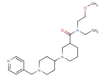 N-ethyl-N-(2-methoxyethyl)-1'-(pyridin-4-ylmethyl)-1,4'-bipiperidine-3-carboxamide
