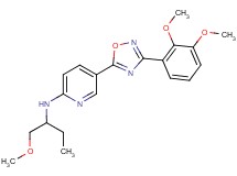 5-[3-(2,3-dimethoxyphenyl)-1,2,4-oxadiazol-5-yl]-N-[1-(methoxymethyl)propyl]-2-pyridinamine