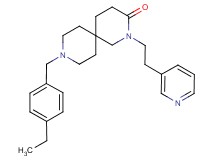 9-(4-ethylbenzyl)-2-(2-pyridin-3-ylethyl)-2,9-diazaspiro[5.5]undecan-3-one
