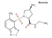 (4S)-4-amino-N-ethyl-1-[(5-methyl-2,1,3-benzothiadiazol-4-yl)sulfonyl]-L-prolinamide