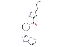 3-{1-[(3-propyl-1H-pyrazol-5-yl)carbonyl]-3-piperidinyl}[1,2,4]triazolo[4,3-a]pyridine