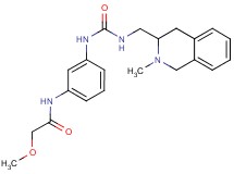 2-methoxy-N-{3-[({[(2-methyl-1,2,3,4-tetrahydroisoquinolin-3-yl)methyl]amino}carbonyl)amino]phenyl}acetamide