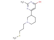 2-methyl-6-{1-[3-(methylthio)propyl]-3-piperidinyl}-4-pyrimidinol