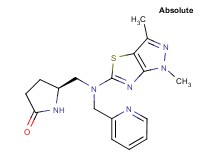 (5S)-5-{[(1,3-dimethyl-1H-pyrazolo[3,4-d][1,3]thiazol-5-yl)(pyridin-2-ylmethyl)amino]methyl}pyrrolidin-2-one