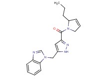 1-({3-[(2-propyl-2,5-dihydro-1H-pyrrol-1-yl)carbonyl]-1H-pyrazol-5-yl}methyl)-1H-benzimidazole