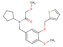 N-cyclopentyl-2-methoxy-N-[4-methoxy-3-(2-thienylmethoxy)benzyl]acetamide