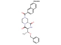 (3S,9aR)-3-[(1R)-1-(benzyloxy)ethyl]-8-(2-naphthoyl)tetrahydro-2H-pyrazino[1,2-a]pyrazine-1,4(3H,6H)-dione