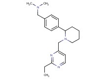 (4-{1-[(2-ethylpyrimidin-4-yl)methyl]piperidin-2-yl}benzyl)dimethylamine