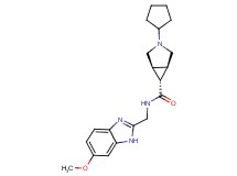 (1R*,5S*,6r)-3-cyclopentyl-N-[(6-methoxy-1H-benzimidazol-2-yl)methyl]-3-azabicyclo[3.1.0]hexane-6-carboxamide