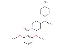 1-{1-[1-(2,6-dimethoxybenzoyl)-4-piperidinyl]ethyl}-4-methylpiperazine