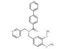 N-(3,4-dimethoxybenzyl)-N-(3-pyridinylmethyl)-4-biphenylcarboxamide