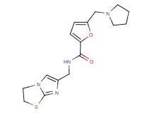 N-(2,3-dihydroimidazo[2,1-b][1,3]thiazol-6-ylmethyl)-5-(pyrrolidin-1-ylmethyl)-2-furamide