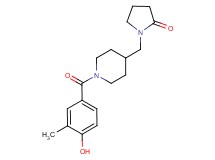 1-{[1-(4-hydroxy-3-methylbenzoyl)-4-piperidinyl]methyl}-2-pyrrolidinone