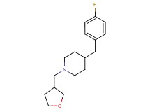 4-(4-fluorobenzyl)-1-(tetrahydro-3-furanylmethyl)piperidine
