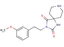 3-[2-(3-methoxyphenyl)ethyl]-1,3,8-triazaspiro[4.5]decane-2,4-dione