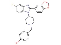 4-({4-[2-(1,3-benzodioxol-5-yl)-5-fluoro-1H-benzimidazol-1-yl]-1-piperidinyl}methyl)phenol