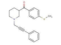 [4-(methylthio)phenyl][1-(3-phenyl-2-propyn-1-yl)-3-piperidinyl]methanone