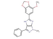 5-(7-methoxy-1,3-benzodioxol-5-yl)-1-methyl-3-phenyl-1,4-dihydroimidazo[4,5-c]pyrazole