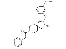 2-(3-methoxybenzyl)-8-(phenylacetyl)-2,8-diazaspiro[4.5]decan-3-one
