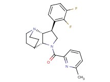 (3S*,3aR*,7aR*)-3-(2,3-difluorophenyl)-1-[(6-methylpyridin-2-yl)carbonyl]octahydro-4,7-ethanopyrrolo[3,2-b]pyridine
