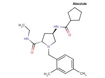 (4R)-4-[(cyclopentylcarbonyl)amino]-1-(2,4-dimethylbenzyl)-N-ethyl-L-prolinamide