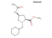 methyl (4S)-4-(acetylamino)-1-(cyclohexylmethyl)-L-prolinate