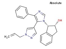 (1S,2R)-1-[5-(1-allyl-1H-pyrazol-4-yl)-4-phenyl-1H-imidazol-1-yl]indan-2-ol