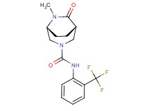 (1S*,5R*)-6-methyl-7-oxo-N-[2-(trifluoromethyl)phenyl]-3,6-diazabicyclo[3.2.2]nonane-3-carboxamide