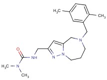N'-{[5-(2,5-dimethylbenzyl)-5,6,7,8-tetrahydro-4H-pyrazolo[1,5-a][1,4]diazepin-2-yl]methyl}-N,N-dimethylurea