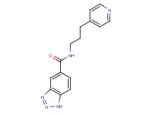 N-(3-pyridin-4-ylpropyl)-1H-1,2,3-benzotriazole-5-carboxamide