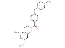 3-((3R*,4S*)-4-(dimethylamino)-1-{4-[(4-methylpiperazin-1-yl)methyl]benzoyl}piperidin-3-yl)propan-1-ol