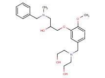1-[benzyl(methyl)amino]-3-(5-{[bis(2-hydroxyethyl)amino]methyl}-2-methoxyphenoxy)-2-propanol