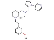 N-({1-[2-(3-methoxyphenyl)ethyl]-3-piperidinyl}methyl)-N-{[1-(3-pyridinyl)-1H-pyrrol-2-yl]methyl}ethanamine