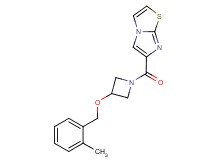 6-({3-[(2-methylbenzyl)oxy]-1-azetidinyl}carbonyl)imidazo[2,1-b][1,3]thiazole