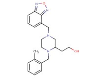 2-[4-(2,1,3-benzoxadiazol-4-ylmethyl)-1-(2-methylbenzyl)-2-piperazinyl]ethanol