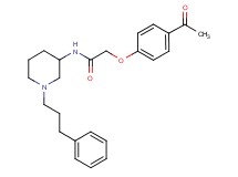 2-(4-acetylphenoxy)-N-[1-(3-phenylpropyl)-3-piperidinyl]acetamide