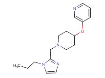 3-({1-[(1-propyl-1H-imidazol-2-yl)methyl]piperidin-4-yl}oxy)pyridine