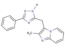 2-methyl-3-[(3-phenyl-1H-1,2,4-triazol-5-yl)methyl]imidazo[1,2-a]pyridine