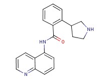 2-(3-pyrrolidinyl)-N-5-quinolinylbenzamide