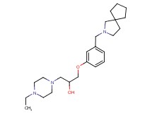 1-[3-(2-azaspiro[4.4]non-2-ylmethyl)phenoxy]-3-(4-ethylpiperazin-1-yl)propan-2-ol