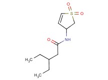 N-(1,1-dioxido-2,3-dihydro-3-thienyl)-3-ethylpentanamide